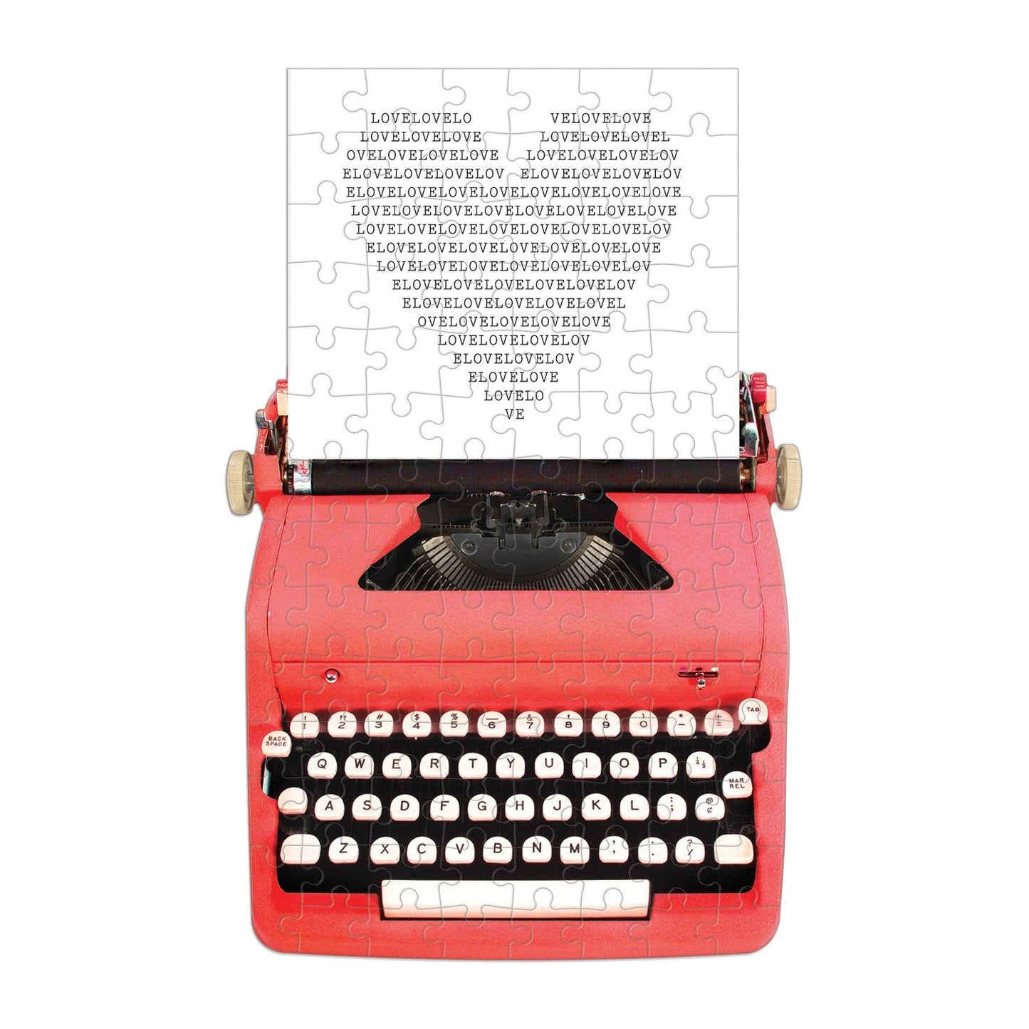 Just My Type Vintage Typewriter - 100 Piece Mini Shaped Puzzle