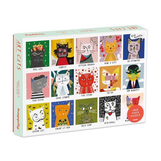 Art Cats par Nia Gould - Puzzle 1000 pièces