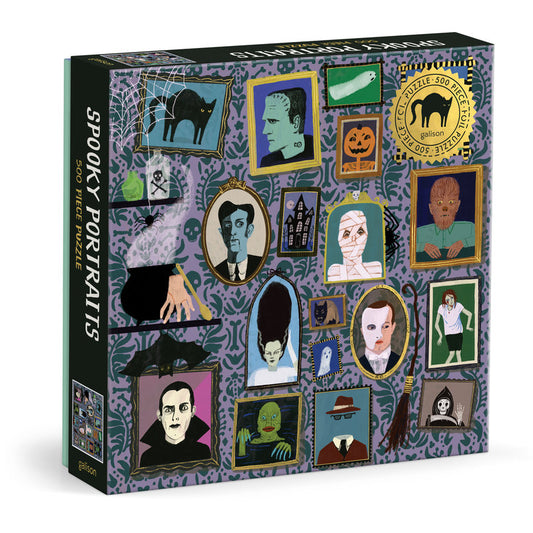 Spooky Portraits - 500 Piece Foil Puzzle