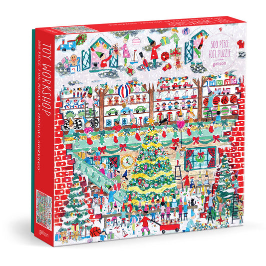 Michael Storrings Toy Workshop - 500 Piece Foil Puzzle