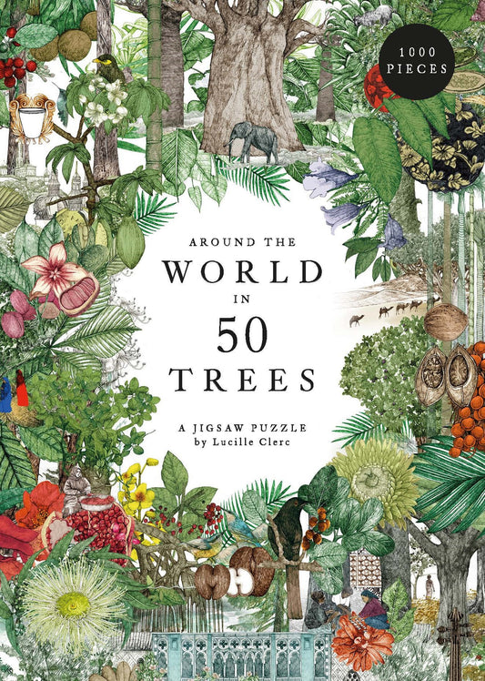 Around the World in 50 Trees - 1000 Piece Puzzle