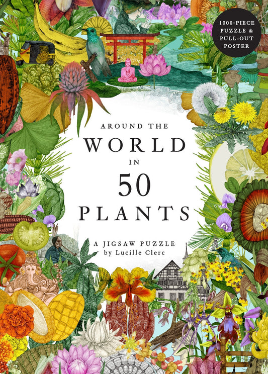 Around the World in 50 Plants - 1000 Piece Puzzle