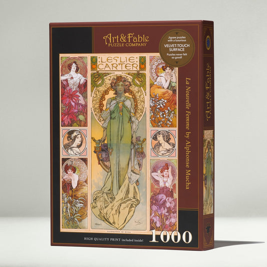 La Nouvelle Femme (A. Mucha) - 1000 Piece Puzzle