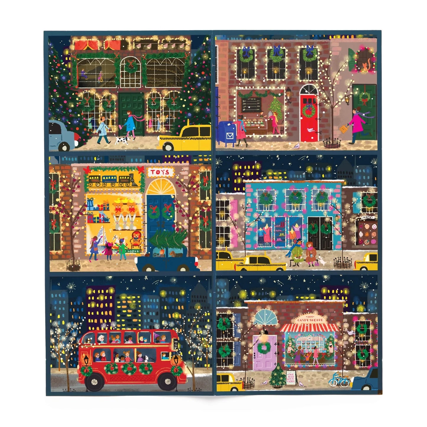 Joy Laforme Winter Lights 12 Days of Puzzles Holiday Countdown