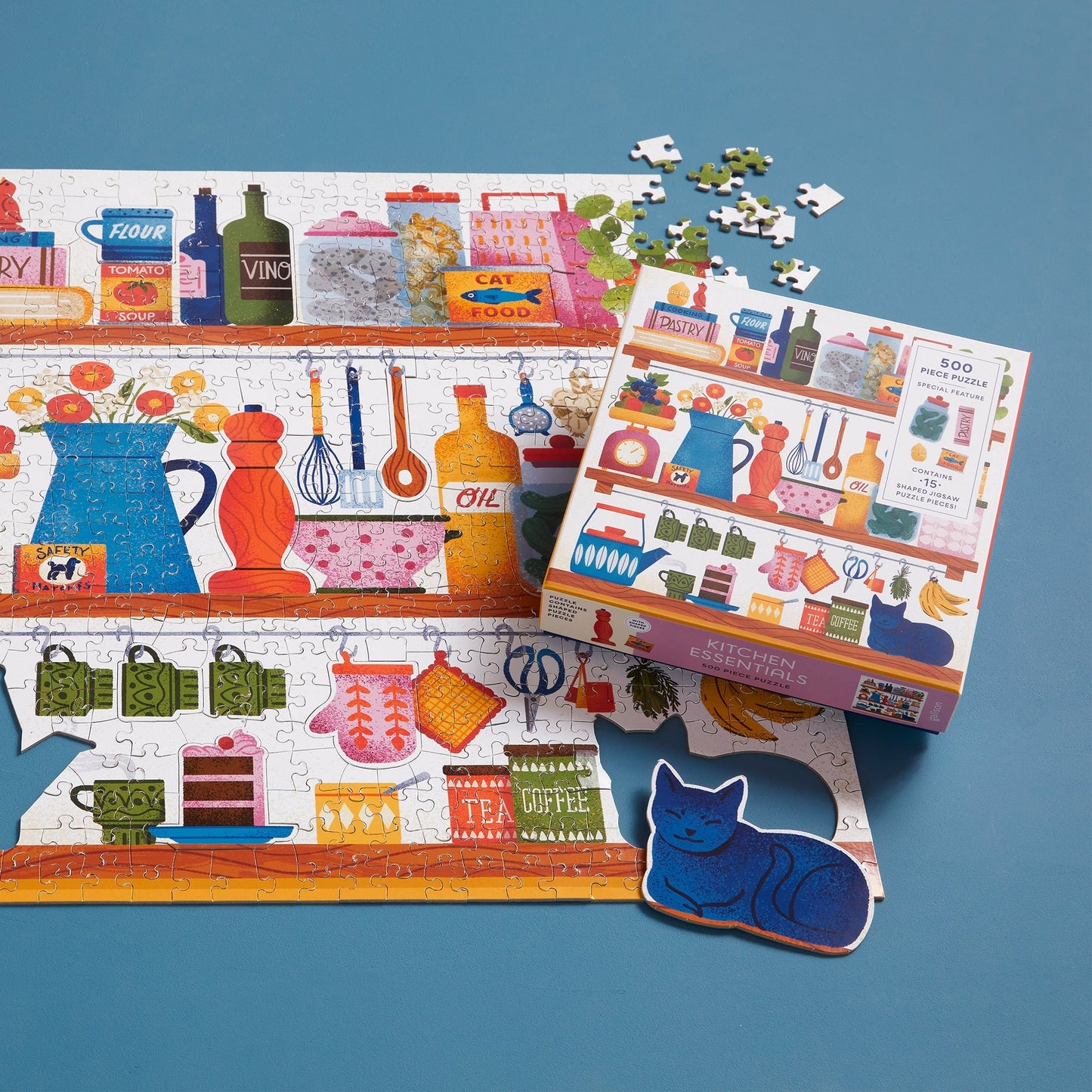 Kitchen Essentials - 500 Piece Puzzle with Shaped Pieces