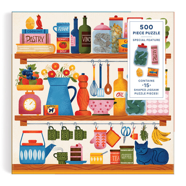 Kitchen Essentials - 500 Piece Puzzle with Shaped Pieces