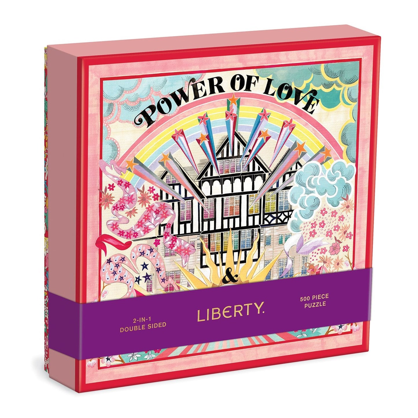 Liberty Power of Love - 500 Piece Double Sided Puzzle with Shaped Pieces