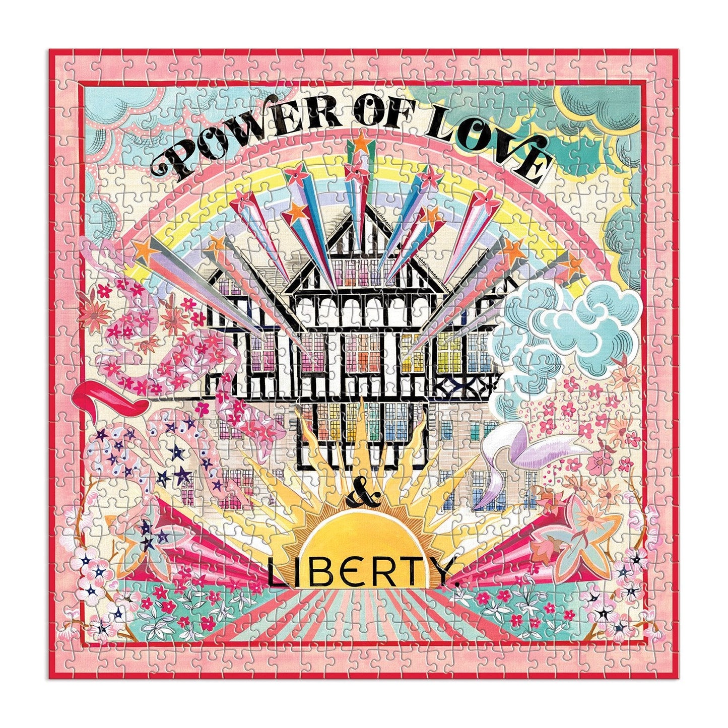 Liberty Power of Love - 500 Piece Double Sided Puzzle with Shaped Pieces